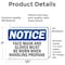 Signmission 7 in Height, 10 in Width, Vinyl Decal, Rectangle OS-2PACK-NS-D-710-L-12373 - alternate 3